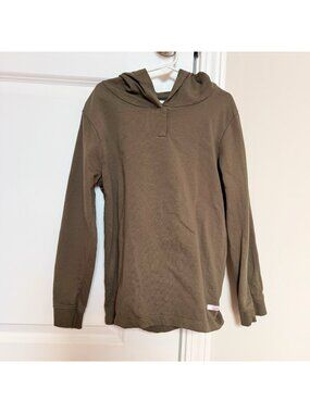 Ruffle Butts Girl Olive French Terry Hoodie 8 years